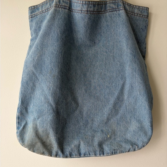 Vintage Denim American Flag Tote - Picture 6 of 11